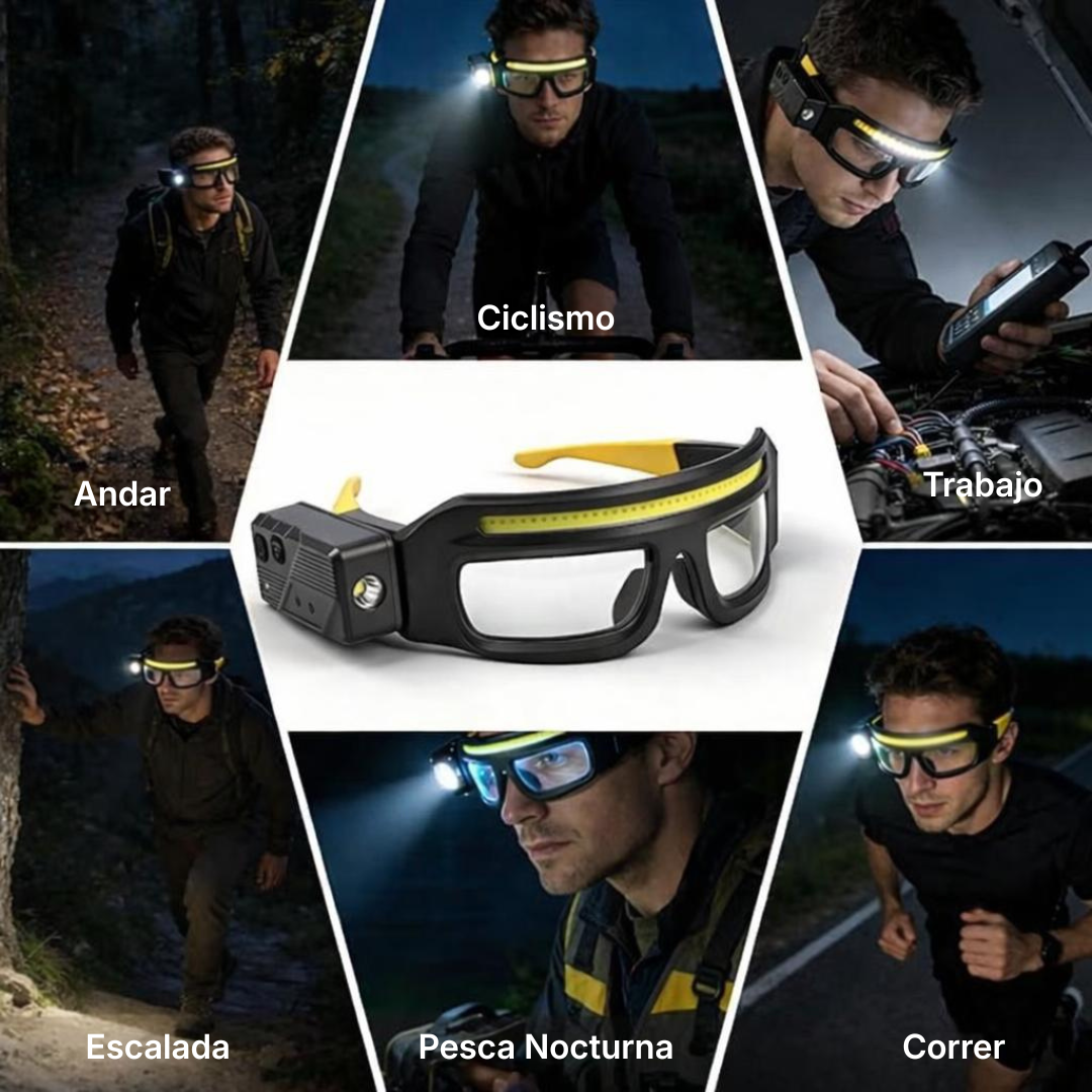 Gafas LED Manos Libres