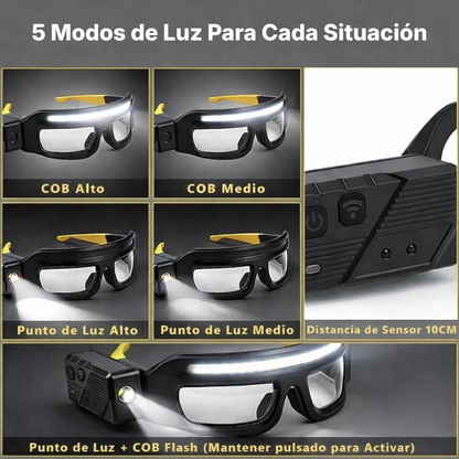Gafas LED Manos Libres